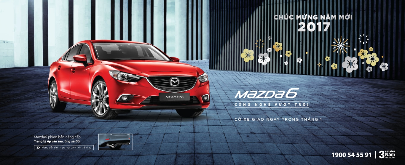 Mazda 6 khuyến mãi